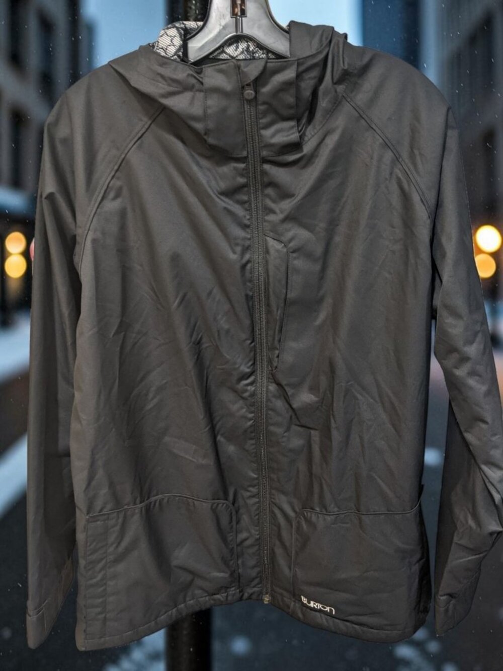 Burton Women's Black Snowboarding Dry Ride Jacket Size X-Large Color Black NEW